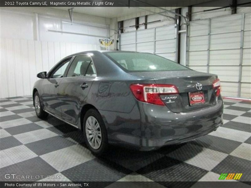 Magnetic Gray Metallic / Light Gray 2012 Toyota Camry LE