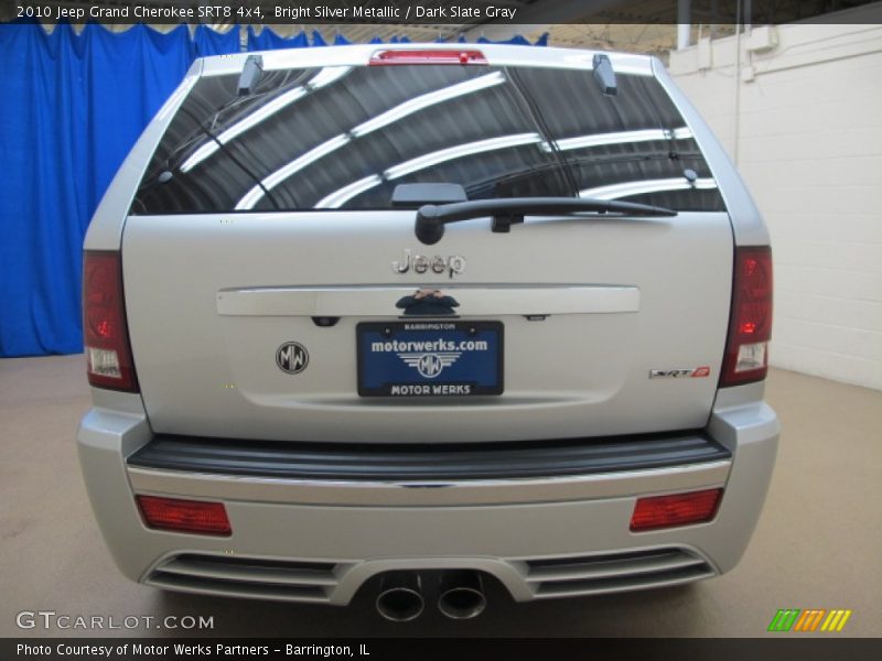 Bright Silver Metallic / Dark Slate Gray 2010 Jeep Grand Cherokee SRT8 4x4