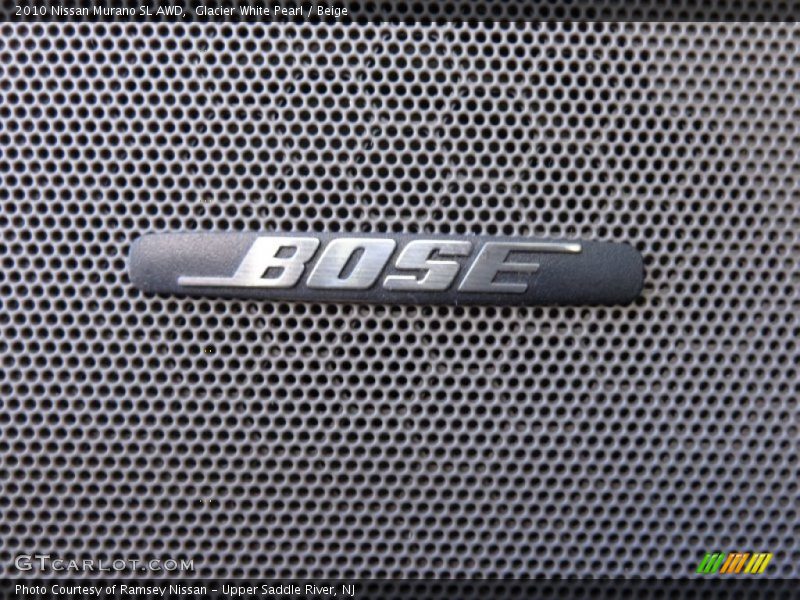 Audio System of 2010 Murano SL AWD