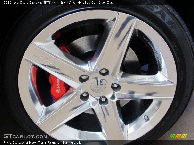 Bright Silver Metallic / Dark Slate Gray 2010 Jeep Grand Cherokee SRT8 4x4