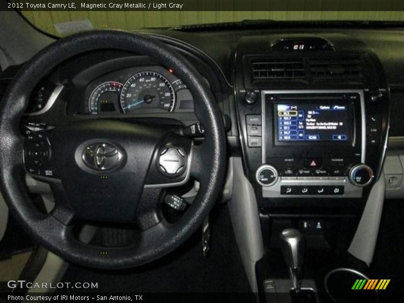Magnetic Gray Metallic / Light Gray 2012 Toyota Camry LE