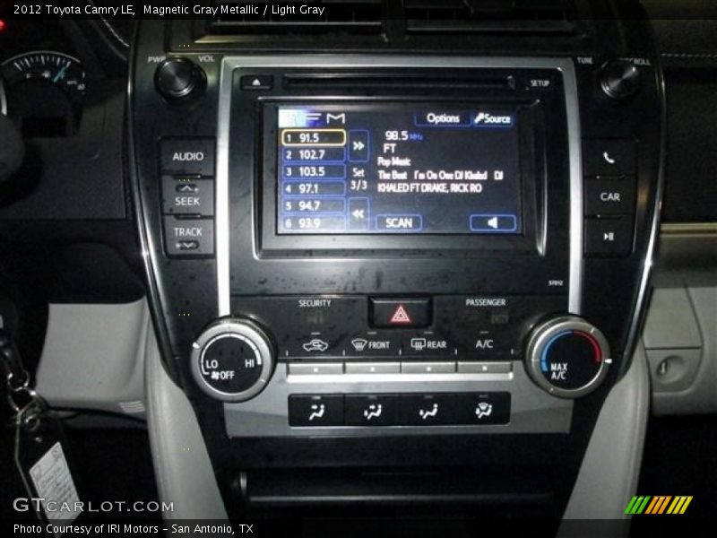 Magnetic Gray Metallic / Light Gray 2012 Toyota Camry LE
