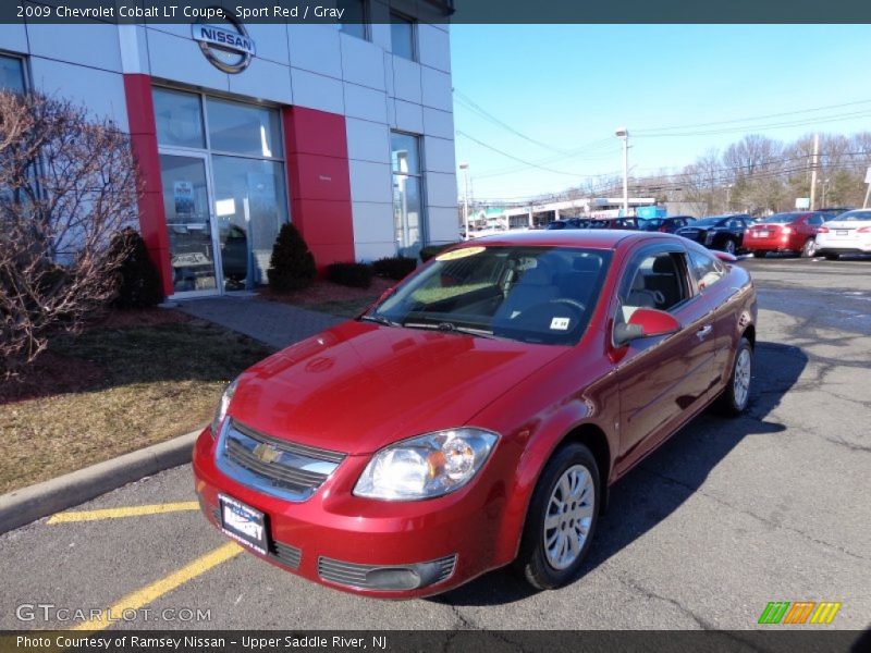 Sport Red / Gray 2009 Chevrolet Cobalt LT Coupe