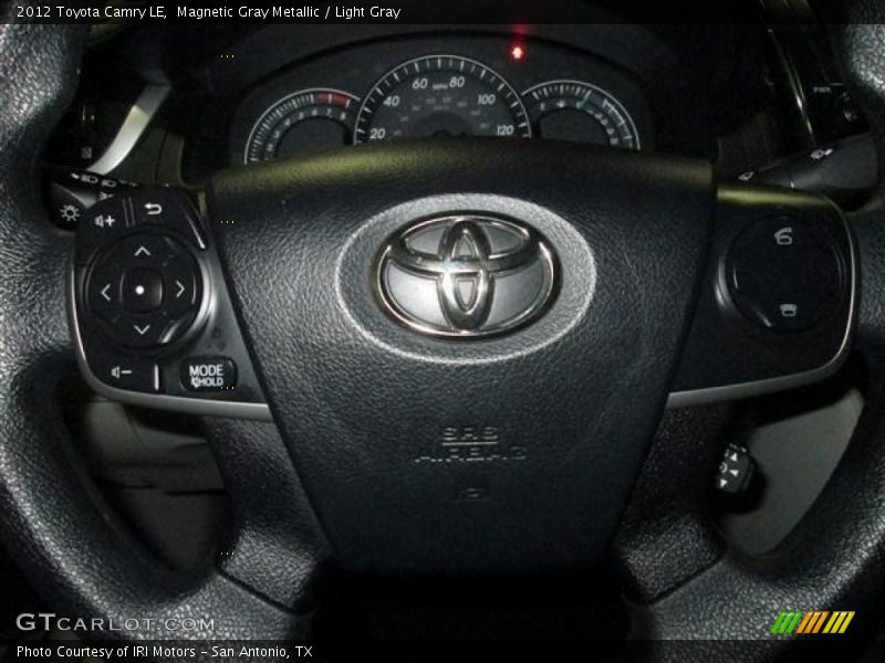 Magnetic Gray Metallic / Light Gray 2012 Toyota Camry LE
