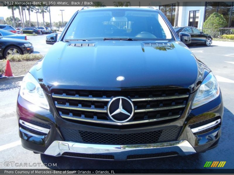 Black / Black 2012 Mercedes-Benz ML 350 4Matic