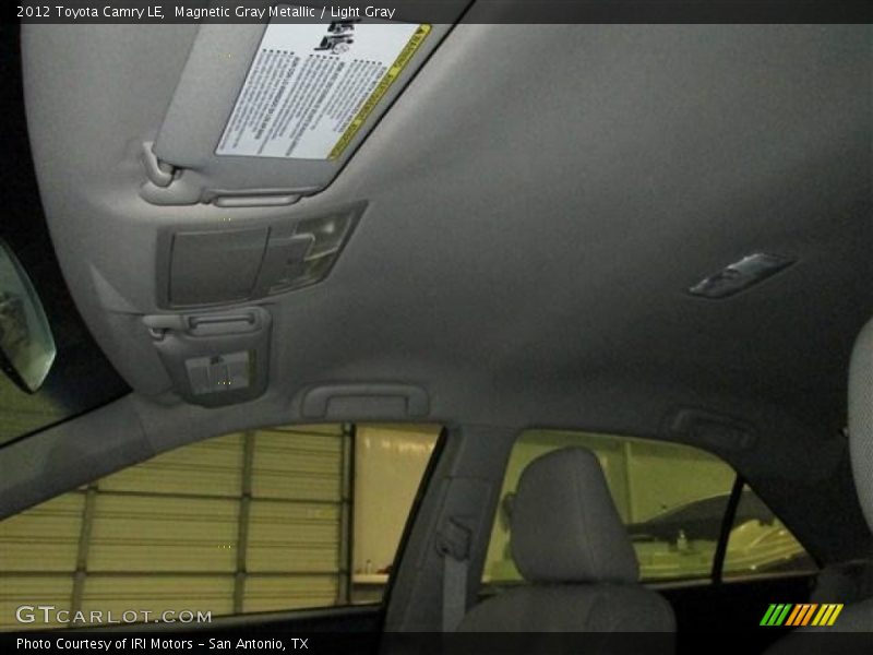 Magnetic Gray Metallic / Light Gray 2012 Toyota Camry LE