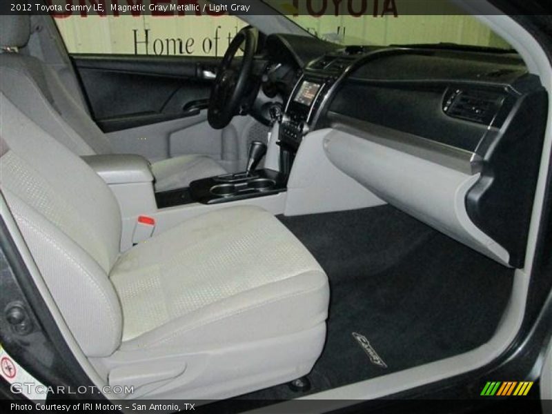 Magnetic Gray Metallic / Light Gray 2012 Toyota Camry LE