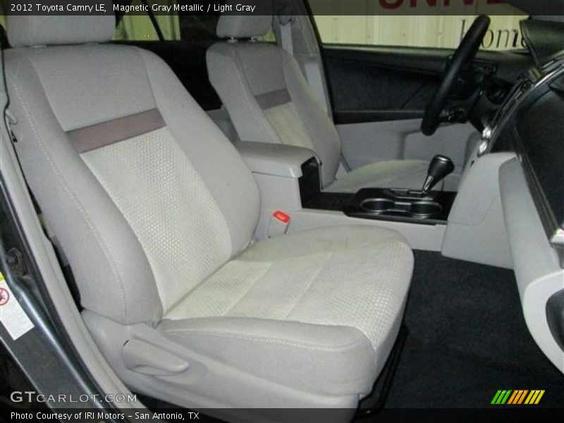 Magnetic Gray Metallic / Light Gray 2012 Toyota Camry LE