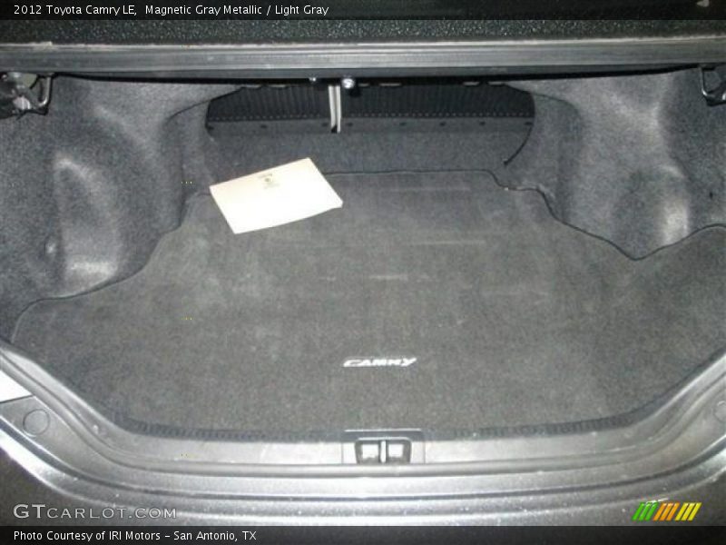 Magnetic Gray Metallic / Light Gray 2012 Toyota Camry LE