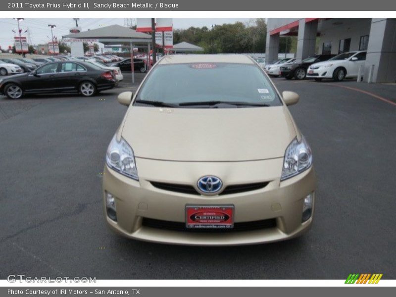 Sandy Beach Metallic / Bisque 2011 Toyota Prius Hybrid III