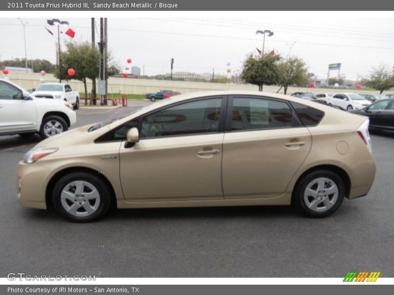 Sandy Beach Metallic / Bisque 2011 Toyota Prius Hybrid III