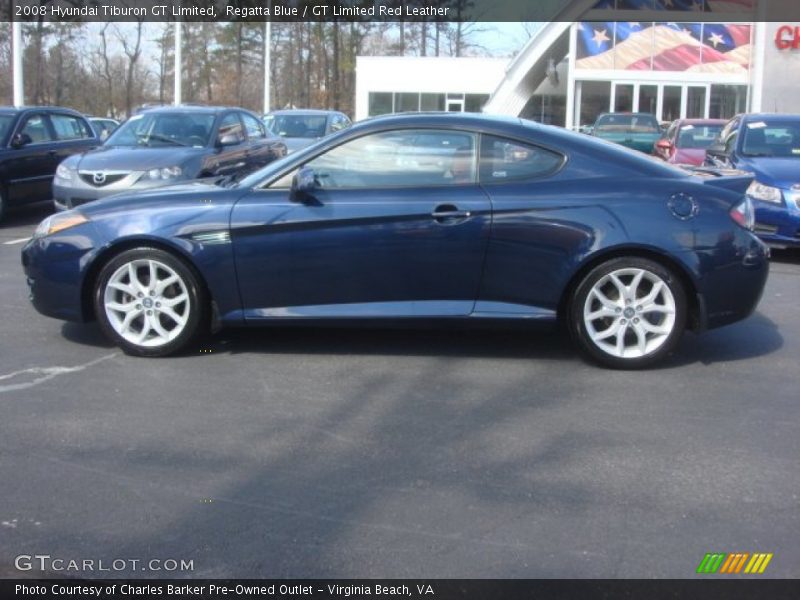  2008 Tiburon GT Limited Regatta Blue