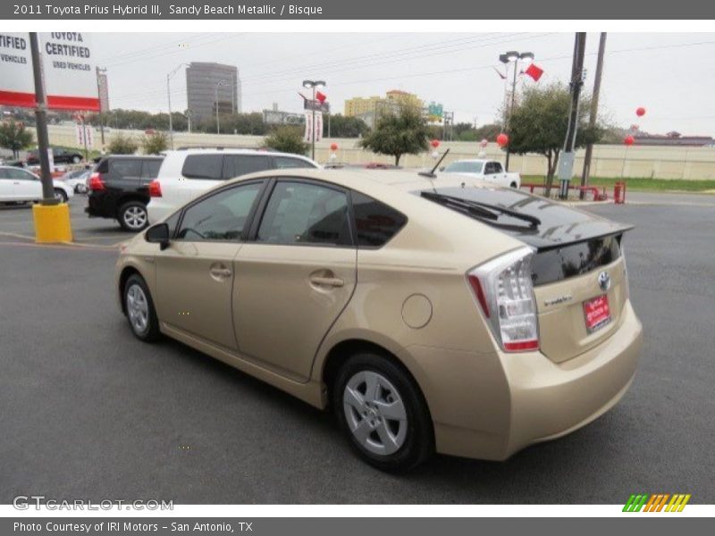 Sandy Beach Metallic / Bisque 2011 Toyota Prius Hybrid III