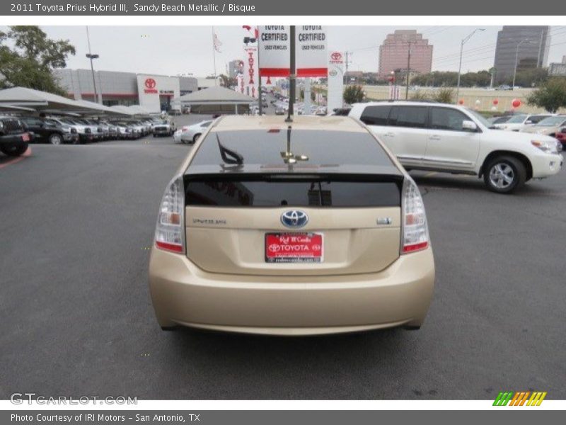 Sandy Beach Metallic / Bisque 2011 Toyota Prius Hybrid III