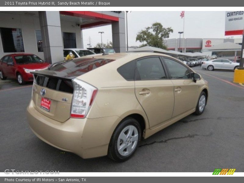 Sandy Beach Metallic / Bisque 2011 Toyota Prius Hybrid III