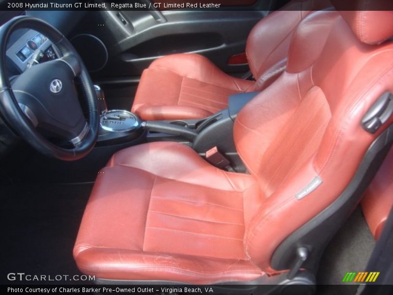 2008 Tiburon GT Limited GT Limited Red Leather Interior