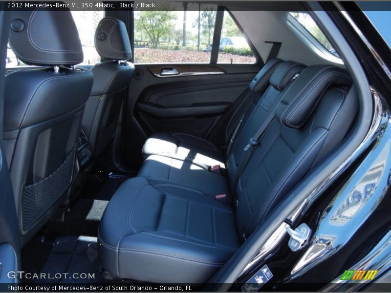 Black / Black 2012 Mercedes-Benz ML 350 4Matic
