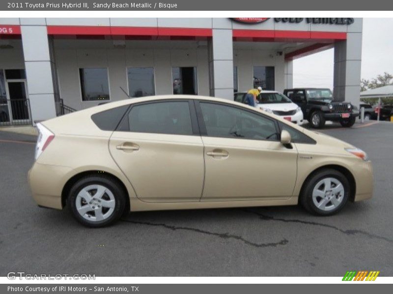 Sandy Beach Metallic / Bisque 2011 Toyota Prius Hybrid III