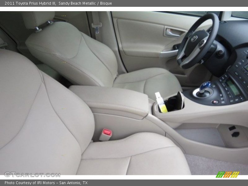 Sandy Beach Metallic / Bisque 2011 Toyota Prius Hybrid III