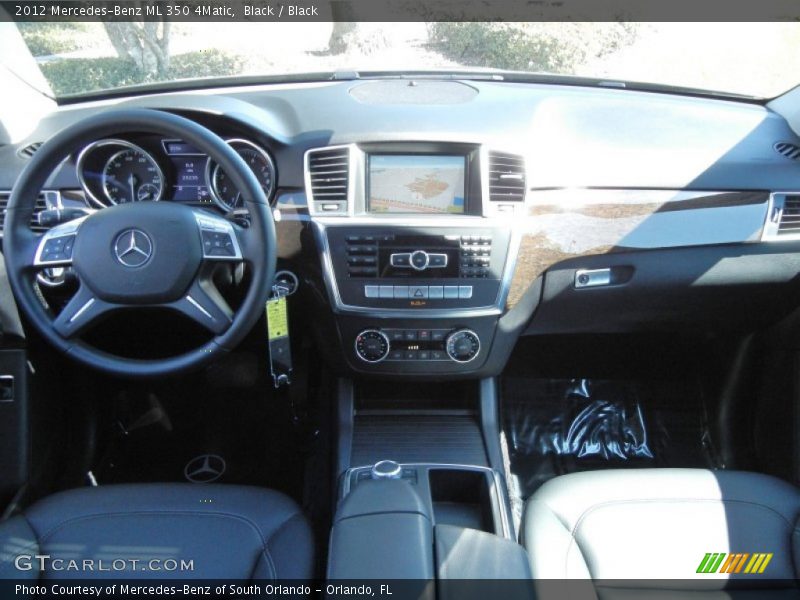 Black / Black 2012 Mercedes-Benz ML 350 4Matic