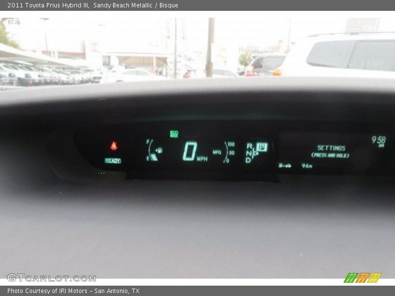 Sandy Beach Metallic / Bisque 2011 Toyota Prius Hybrid III