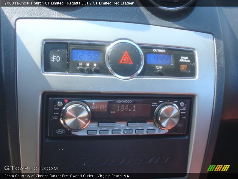 Controls of 2008 Tiburon GT Limited
