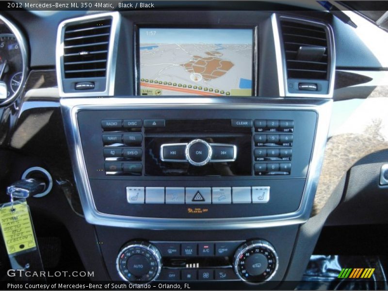 Controls of 2012 ML 350 4Matic