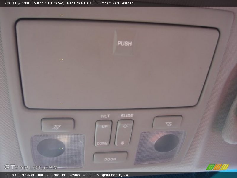 Regatta Blue / GT Limited Red Leather 2008 Hyundai Tiburon GT Limited