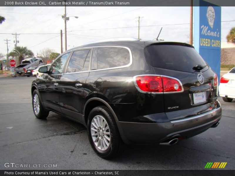 Carbon Black Metallic / Titanium/Dark Titanium 2008 Buick Enclave CXL