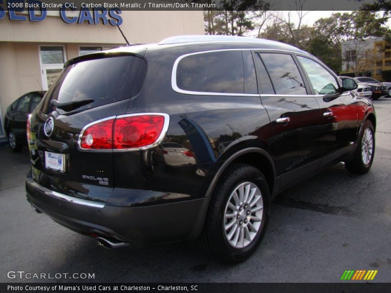 Carbon Black Metallic / Titanium/Dark Titanium 2008 Buick Enclave CXL