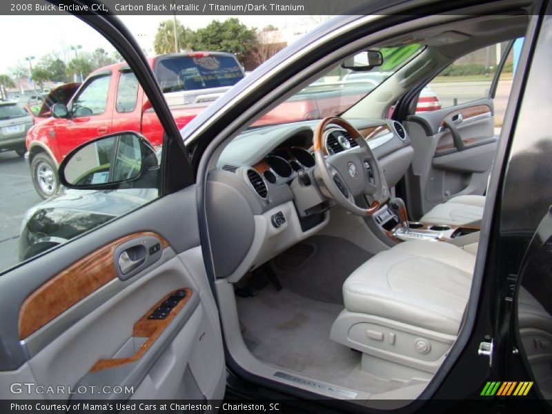 Carbon Black Metallic / Titanium/Dark Titanium 2008 Buick Enclave CXL