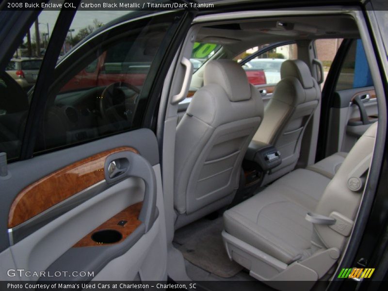 Carbon Black Metallic / Titanium/Dark Titanium 2008 Buick Enclave CXL