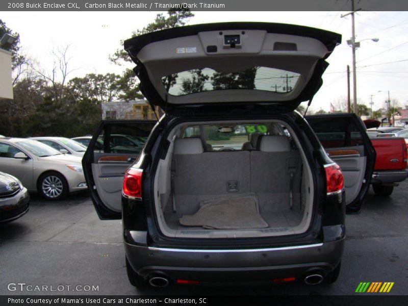 Carbon Black Metallic / Titanium/Dark Titanium 2008 Buick Enclave CXL