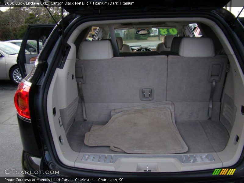Carbon Black Metallic / Titanium/Dark Titanium 2008 Buick Enclave CXL