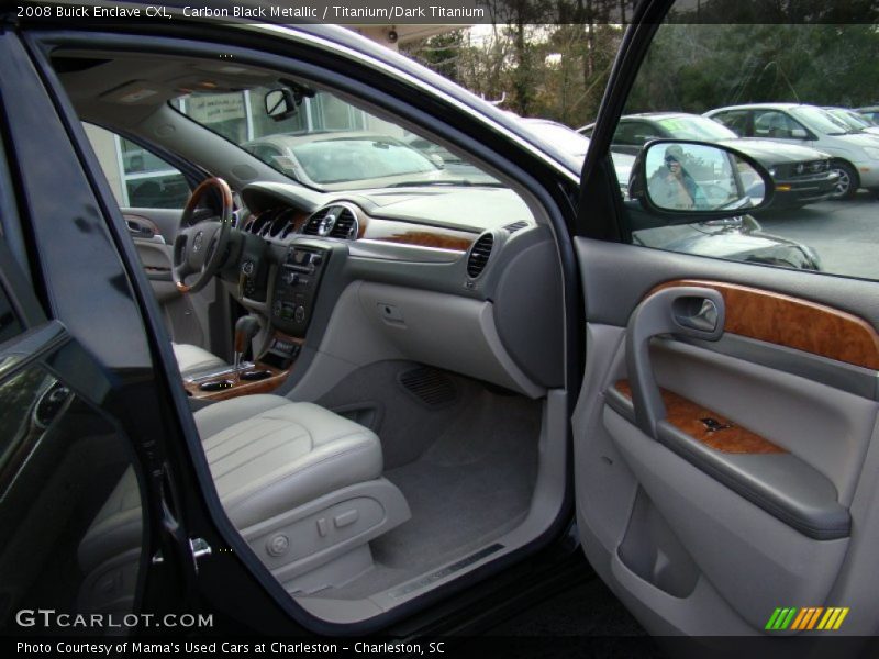 Carbon Black Metallic / Titanium/Dark Titanium 2008 Buick Enclave CXL