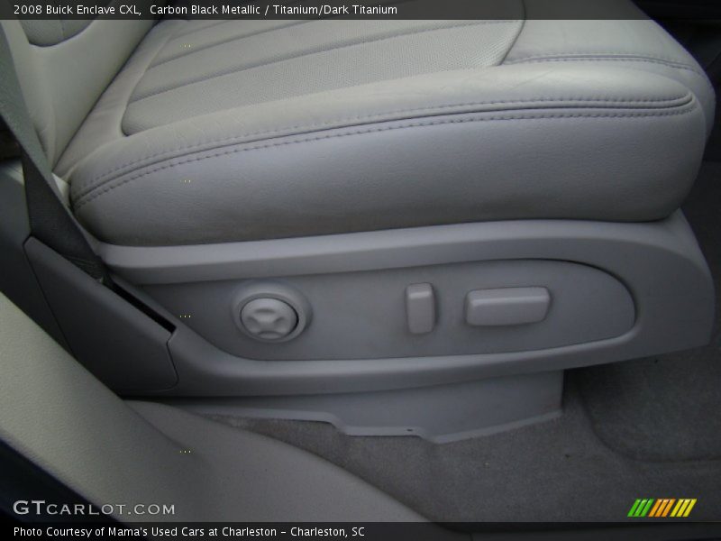 Carbon Black Metallic / Titanium/Dark Titanium 2008 Buick Enclave CXL