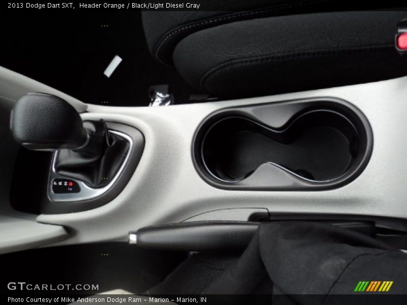 Header Orange / Black/Light Diesel Gray 2013 Dodge Dart SXT