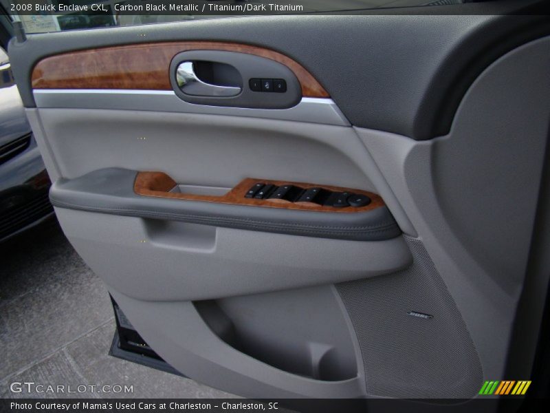 Carbon Black Metallic / Titanium/Dark Titanium 2008 Buick Enclave CXL