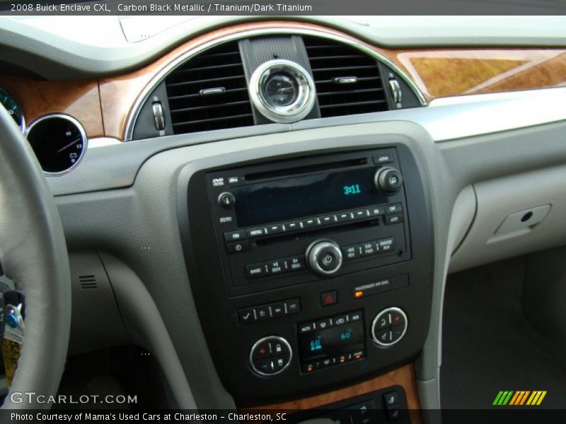 Carbon Black Metallic / Titanium/Dark Titanium 2008 Buick Enclave CXL