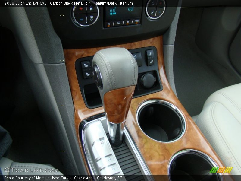 Carbon Black Metallic / Titanium/Dark Titanium 2008 Buick Enclave CXL