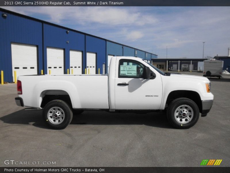  2013 Sierra 2500HD Regular Cab Summit White