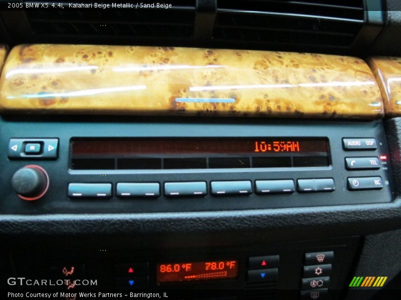 Controls of 2005 X5 4.4i