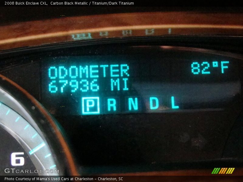 Carbon Black Metallic / Titanium/Dark Titanium 2008 Buick Enclave CXL