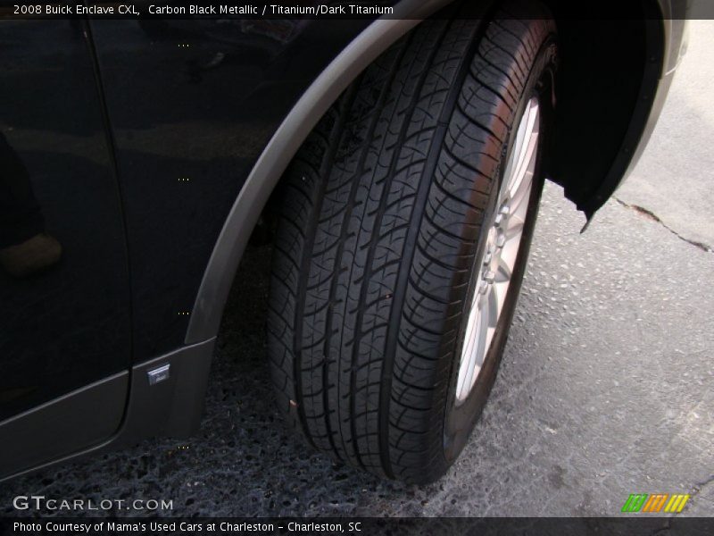 Carbon Black Metallic / Titanium/Dark Titanium 2008 Buick Enclave CXL