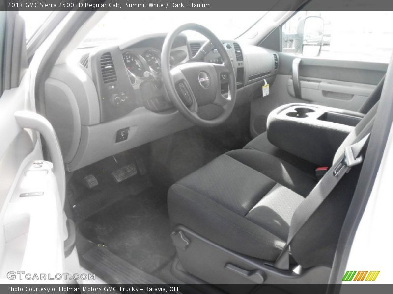 Summit White / Dark Titanium 2013 GMC Sierra 2500HD Regular Cab