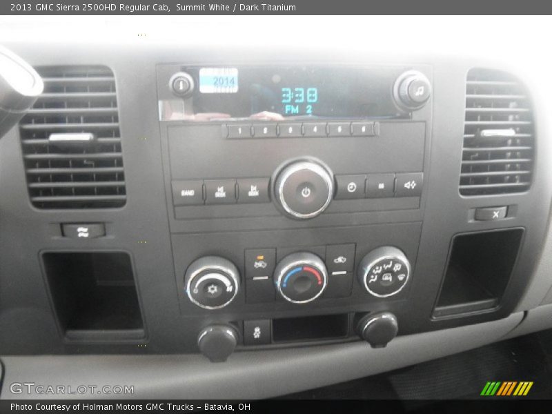 Summit White / Dark Titanium 2013 GMC Sierra 2500HD Regular Cab