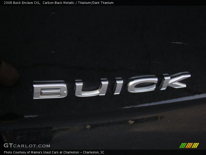 Carbon Black Metallic / Titanium/Dark Titanium 2008 Buick Enclave CXL