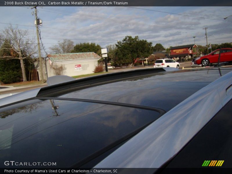Carbon Black Metallic / Titanium/Dark Titanium 2008 Buick Enclave CXL