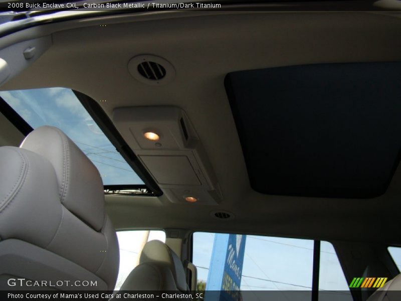 Carbon Black Metallic / Titanium/Dark Titanium 2008 Buick Enclave CXL