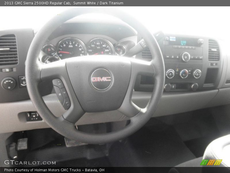 Summit White / Dark Titanium 2013 GMC Sierra 2500HD Regular Cab